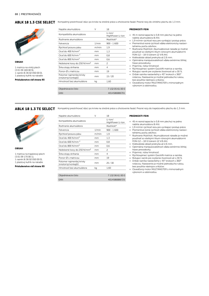 FEIN Katalóg elektrického náradia NR.: 20818 - Pagina 90