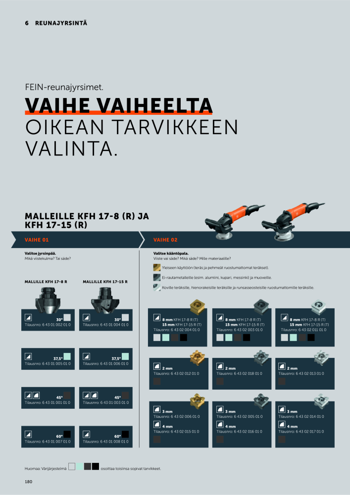 FEIN Sähkötyökalujen luettelo NR.: 20819 - Pagina 182