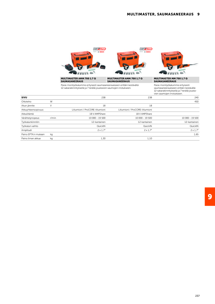 FEIN Sähkötyökalujen luettelo Nº: 20819 - Página 239
