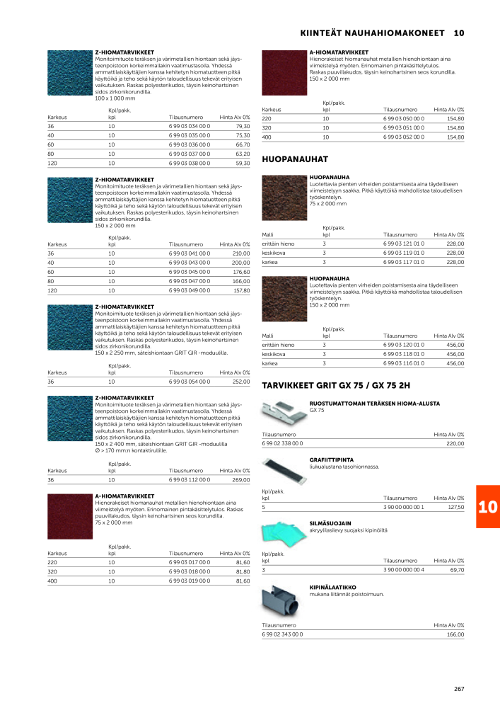 FEIN Sähkötyökalujen luettelo NR.: 20819 - Seite 269