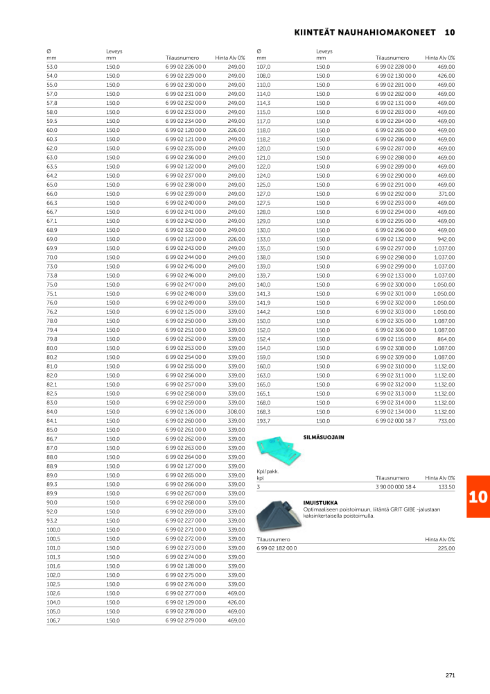 FEIN Sähkötyökalujen luettelo NO.: 20819 - Page 273