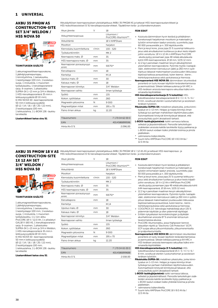 FEIN Sähkötyökalujen luettelo NR.: 20819 - Seite 40