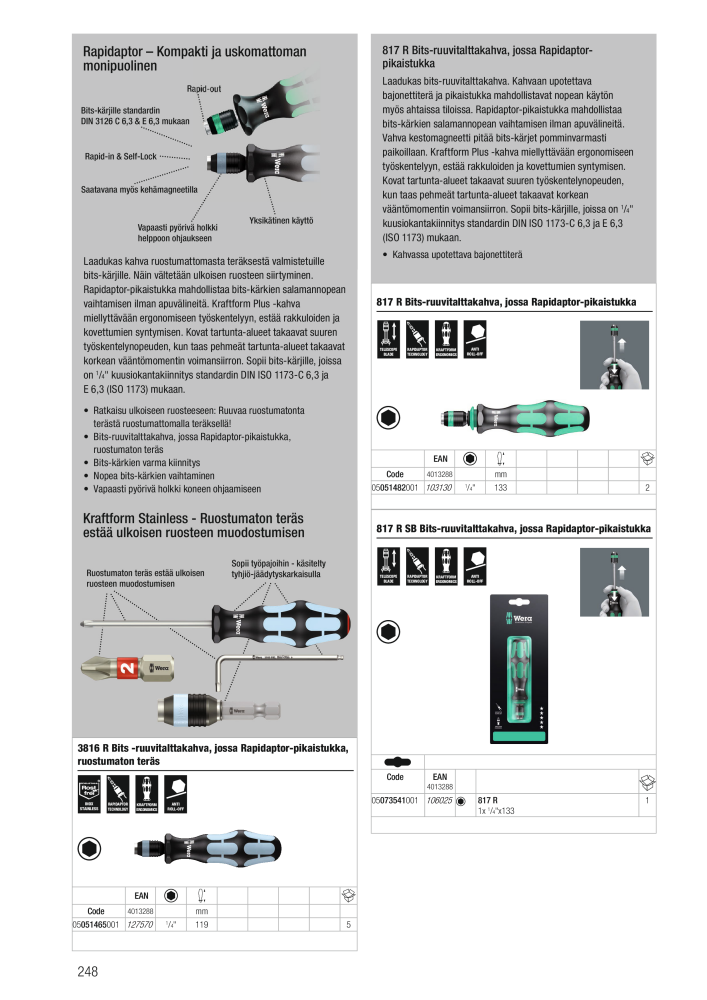 WERA Pääluettelo n.: 20826 - Pagina 248