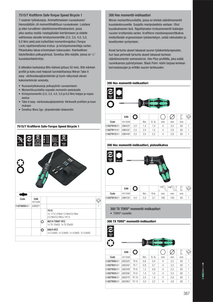 WERA Pääluettelo NR.: 20826 - Side 387