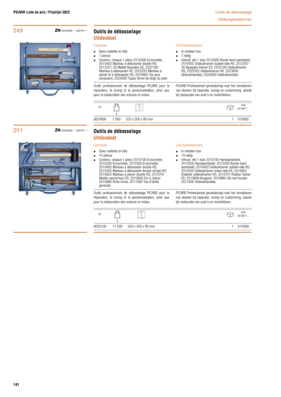 PICARD Handamboss, für Kotflügelarbeiten, 1230 g 2521300