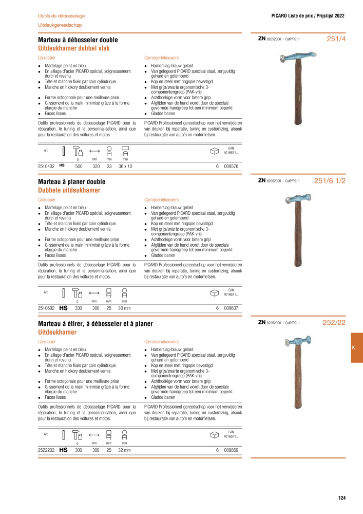 PICARD Catalogus hamers NR.: 20875 - Pagina 127