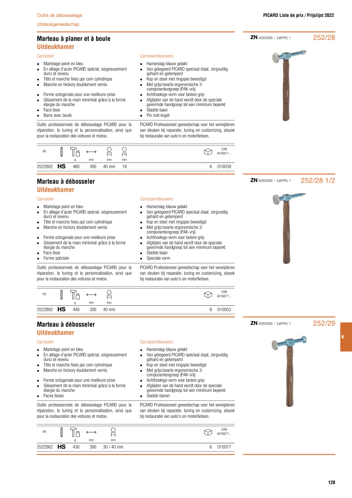 PICARD Catalogus hamers NR.: 20875 - Pagina 131