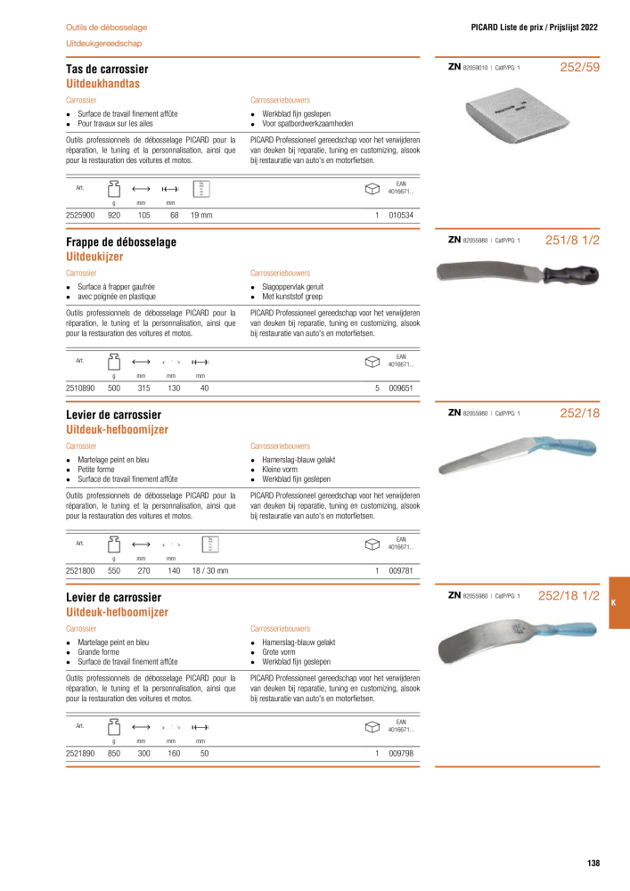 PICARD Catalogus hamers NR.: 20875 - Seite 141