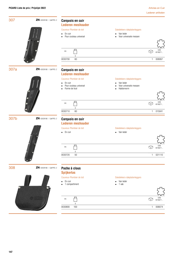 PICARD Catalogus hamers NR.: 20875 - Seite 150