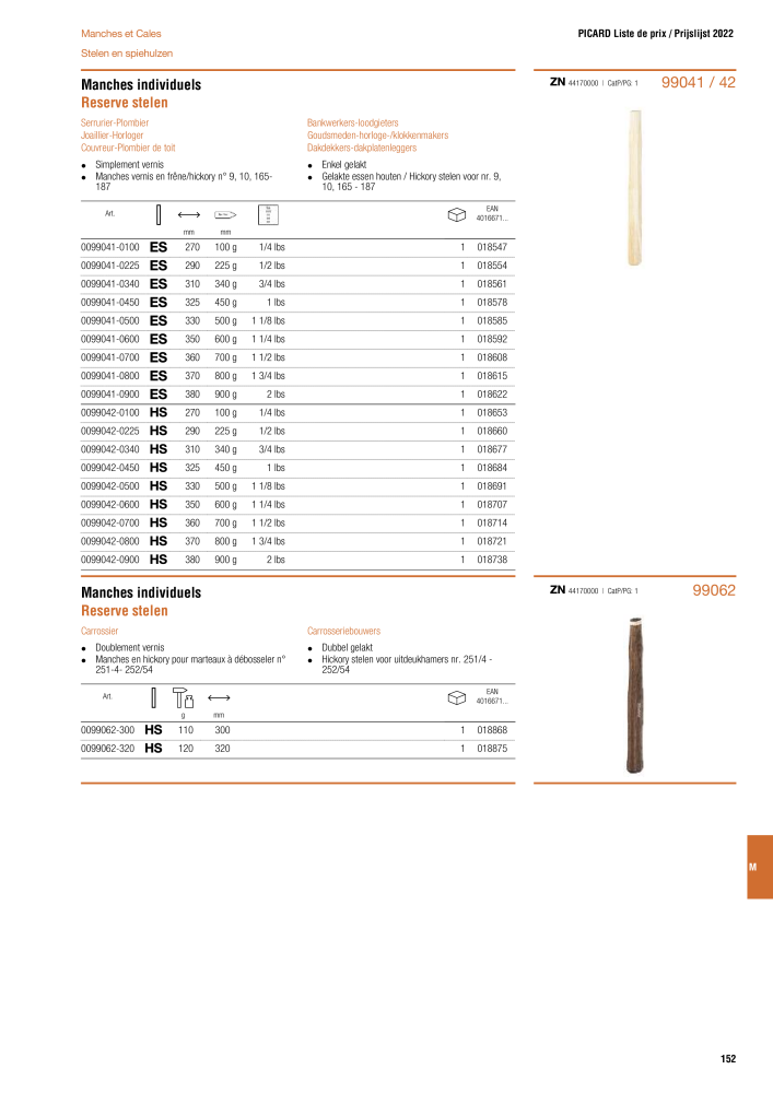 PICARD Catalogus hamers NR.: 20875 - Pagina 155