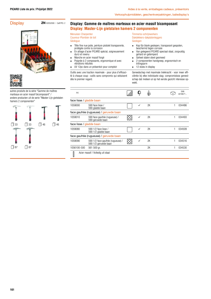 PICARD Catalogus hamers NR.: 20875 - Pagina 164