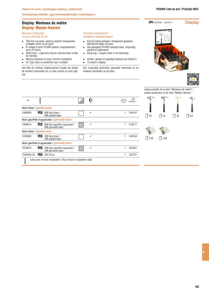 PICARD Catalogus hamers NR.: 20875 - Pagina 165