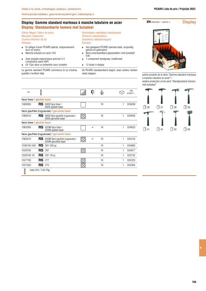 PICARD Catalogus hamers NR.: 20875 - Pagina 167