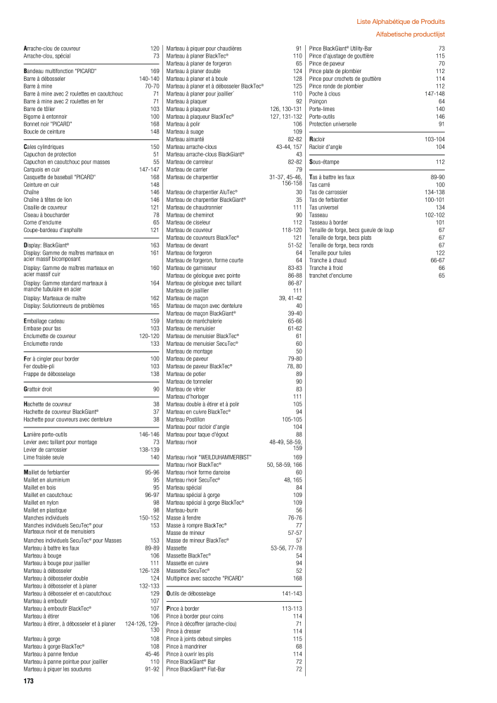PICARD Catalogus hamers NR.: 20875 - Seite 176