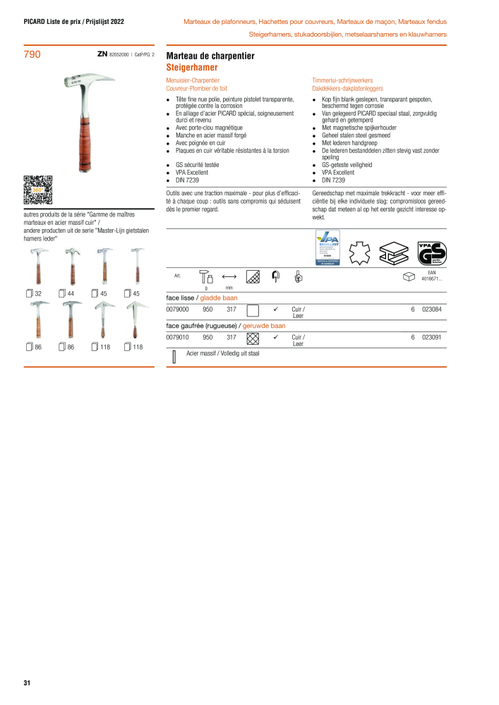 PICARD Catalogus hamers NR.: 20875 - Pagina 34