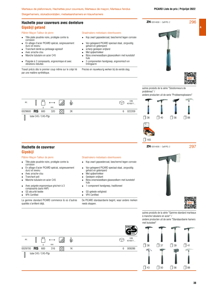 PICARD Catalogus hamers NR.: 20875 - Pagina 41