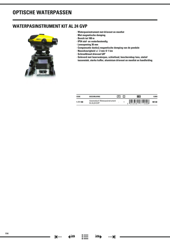 Stanley Nivelliergeraet-Set AL 24 GVP 1-77-160