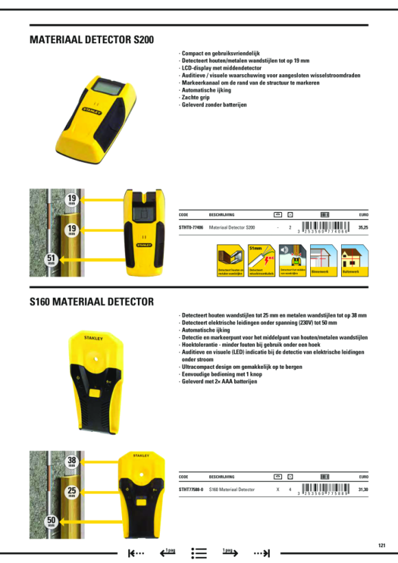 Stanley Materialdetektor S2 STHT77588-0