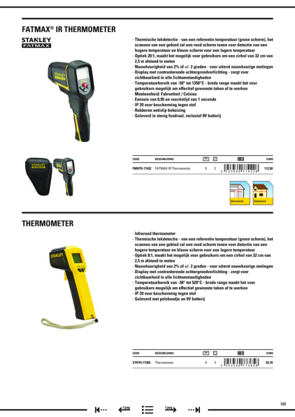 Stanley FM Infrarot-Thermometer FMHT0-77422