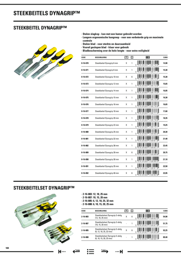 Stanley Stechbeitel Dynagrip 6 mm 0-16-870