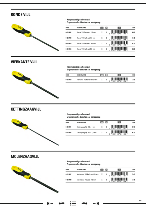 Stanley Kettensaegenfeile 4mm, 200 mm 0-22-491