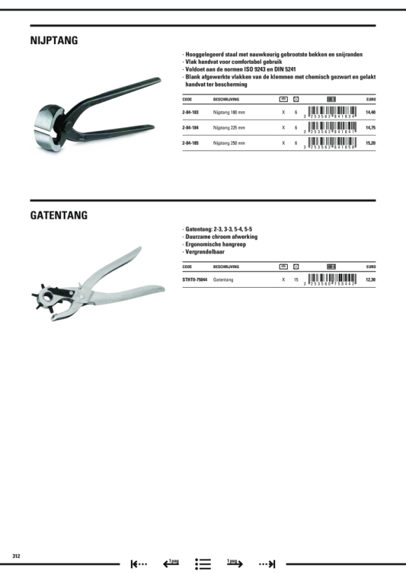 Stanley Kantenzange, 225mm 2-84-184