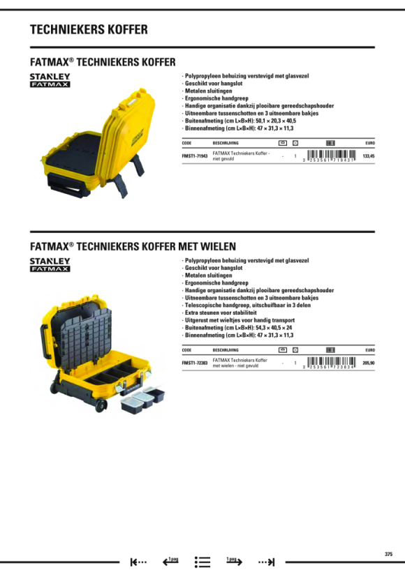 Stanley FATMAX Werkzeugbox mit Tritt FMST81083-1