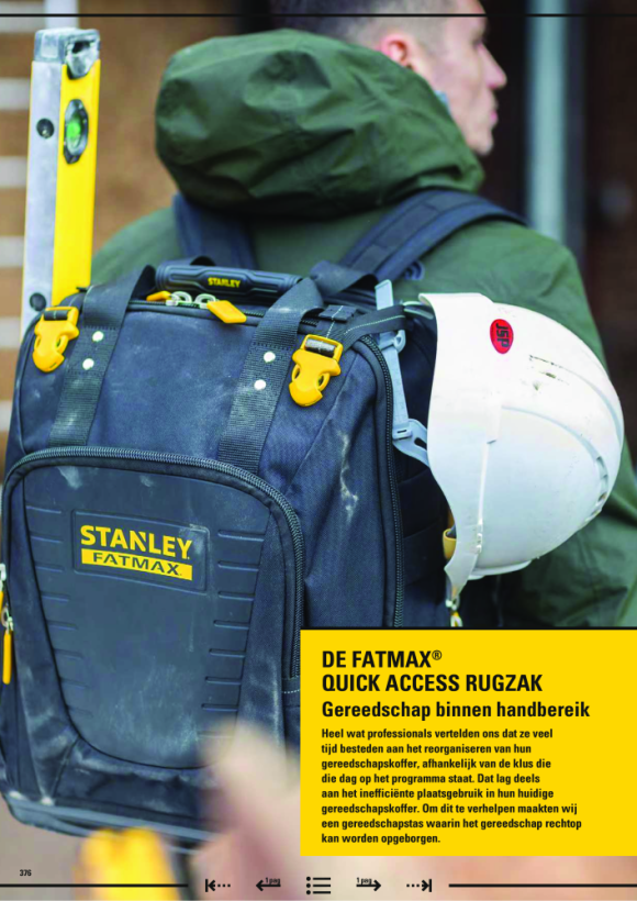 Stanley Fatmax Quick Access Rucksack FMST1-80144