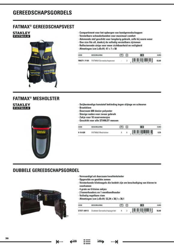 Stanley Multifunktionsweste FatMax Pro FMST1-71181