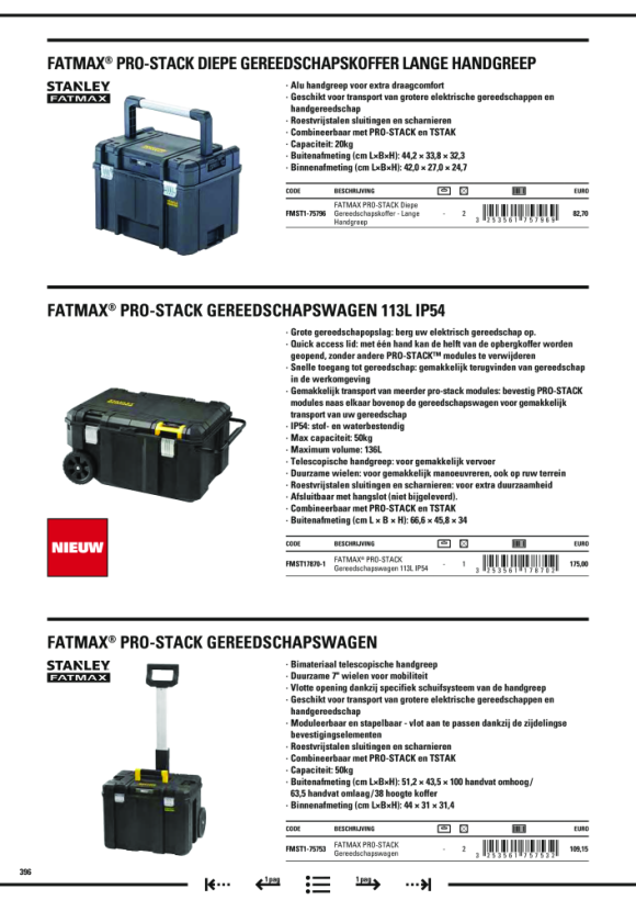 Stanley FatMax TSTAK Mobile Werkzeugbox FMST1-75753