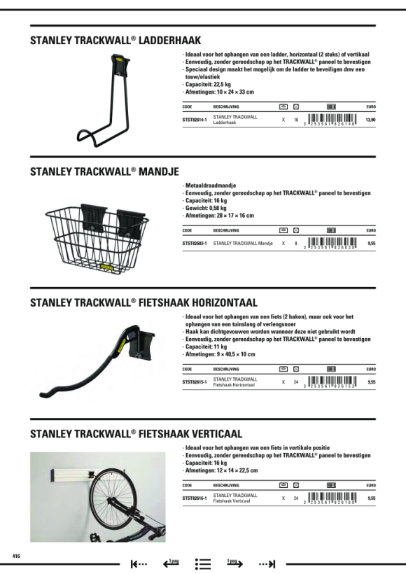 Stanley Trackwalls Endkappen STST82611-1