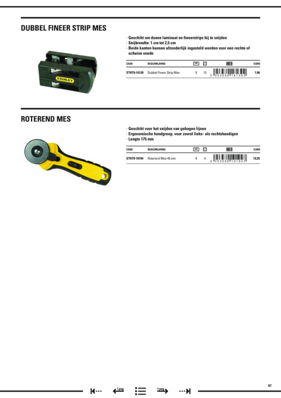 Stanley Rundklingencutter 45mm STHT0-10194