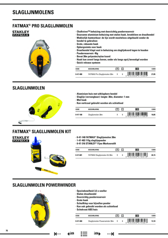 Stanley Schlagschnur FatMax PRO 30m 0-47-480