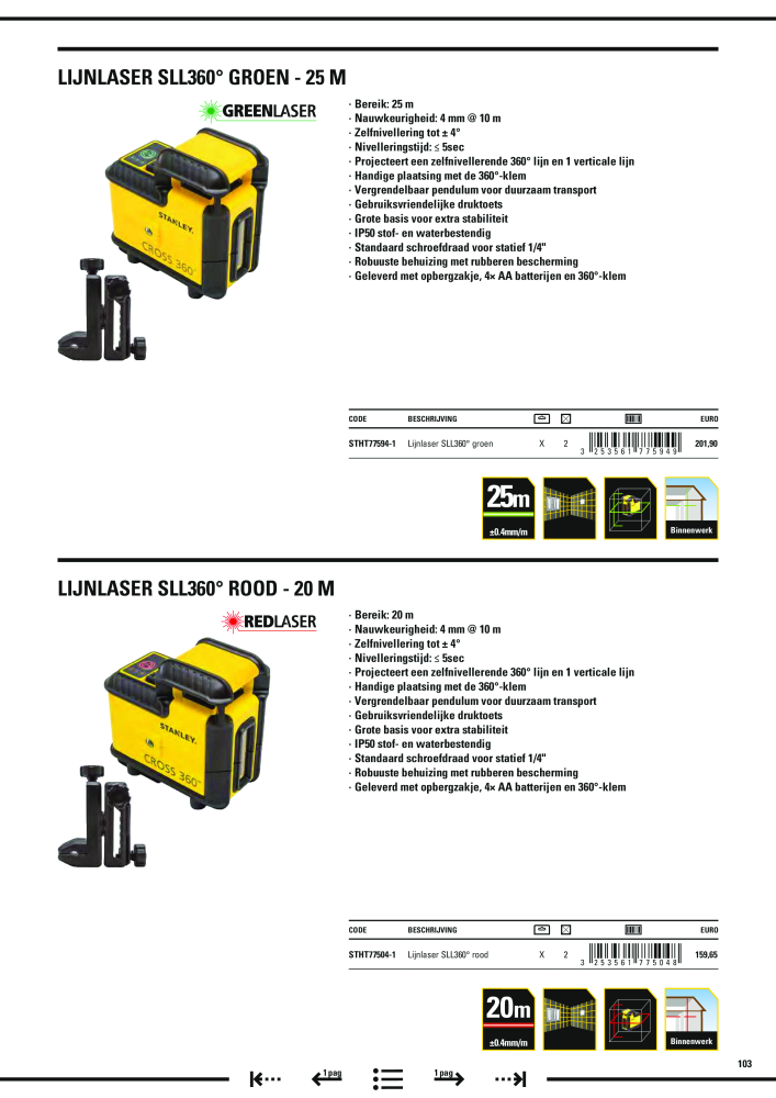 Stanley hoofdcatalogus Nº: 20910 - Página 105