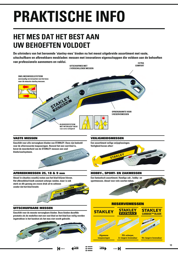 Stanley hoofdcatalogus Nº: 20910 - Página 15