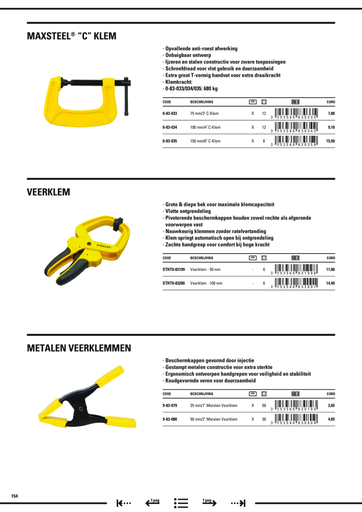 Stanley hoofdcatalogus NO.: 20910 - Page 156