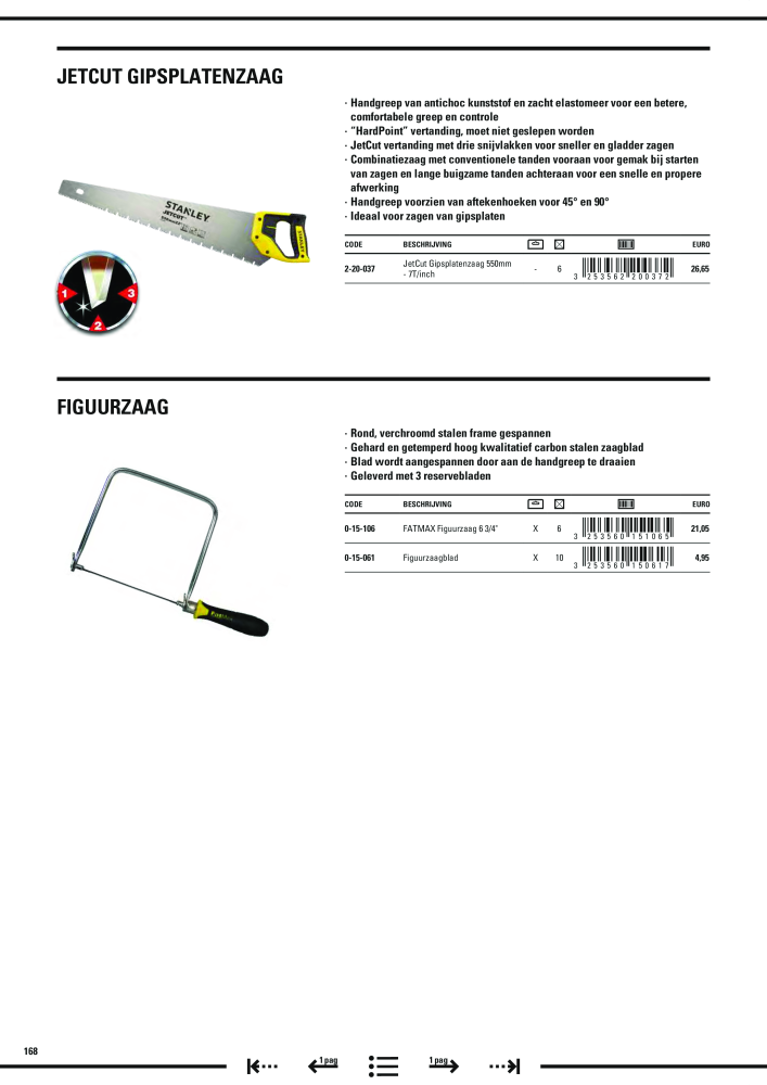 Stanley hoofdcatalogus Nº: 20910 - Página 170