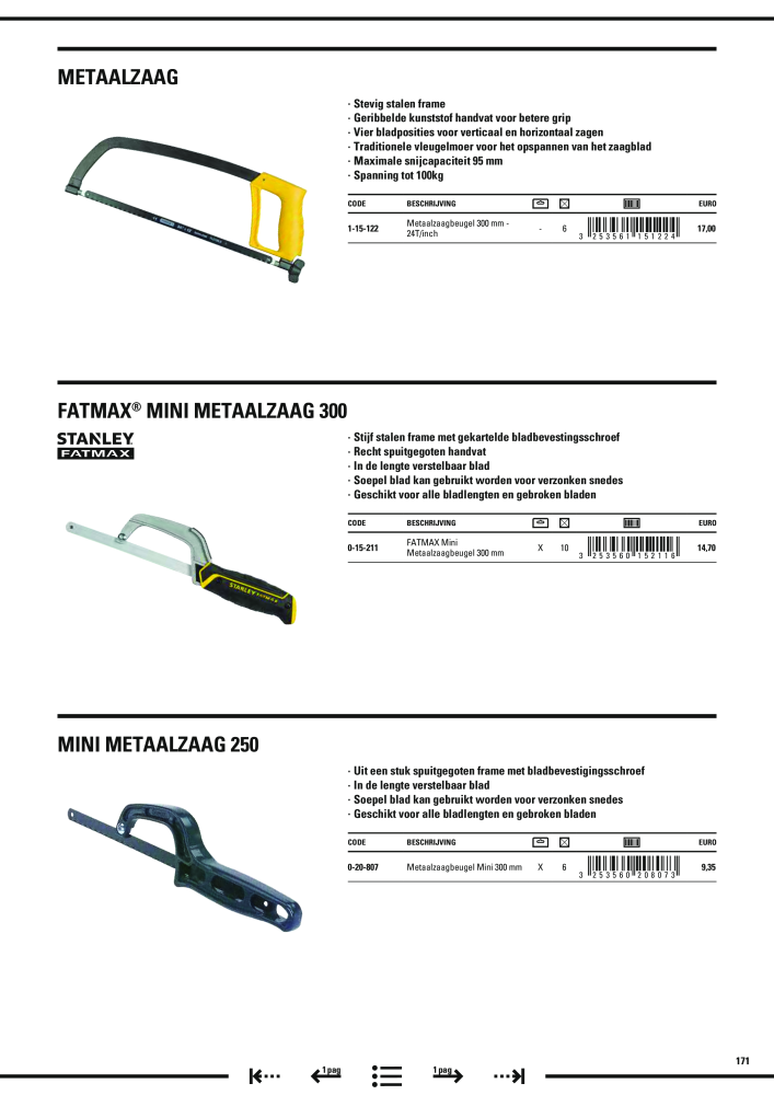 Stanley hoofdcatalogus NR.: 20910 - Pagina 173