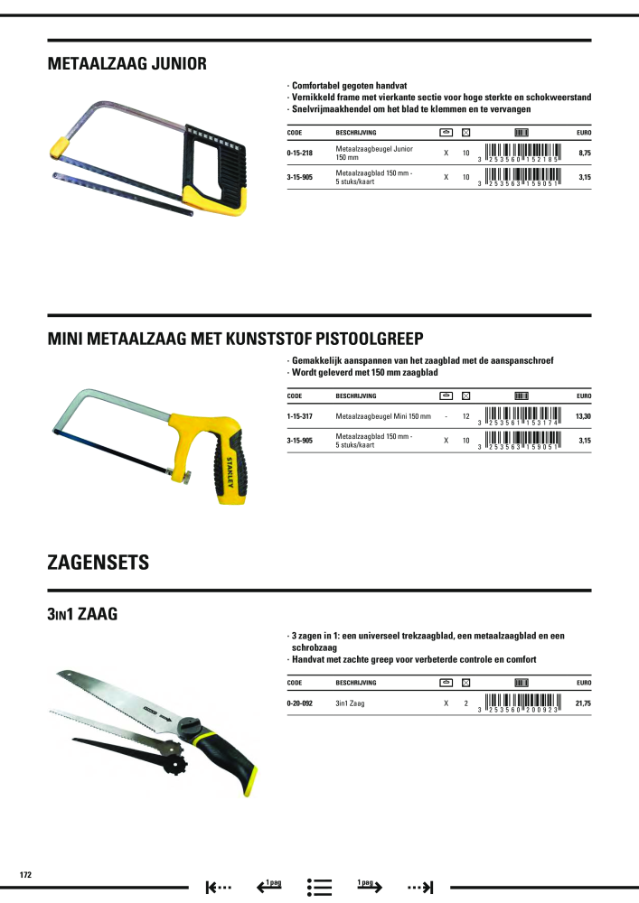 Stanley hoofdcatalogus Nº: 20910 - Página 174