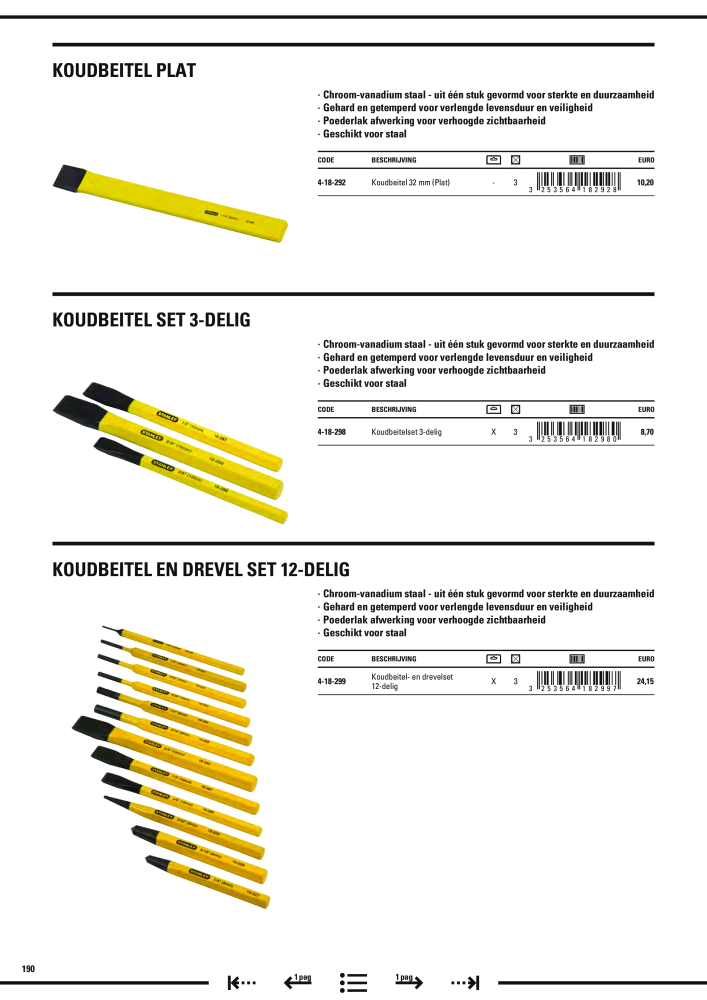 Stanley hoofdcatalogus NR.: 20910 - Pagina 192