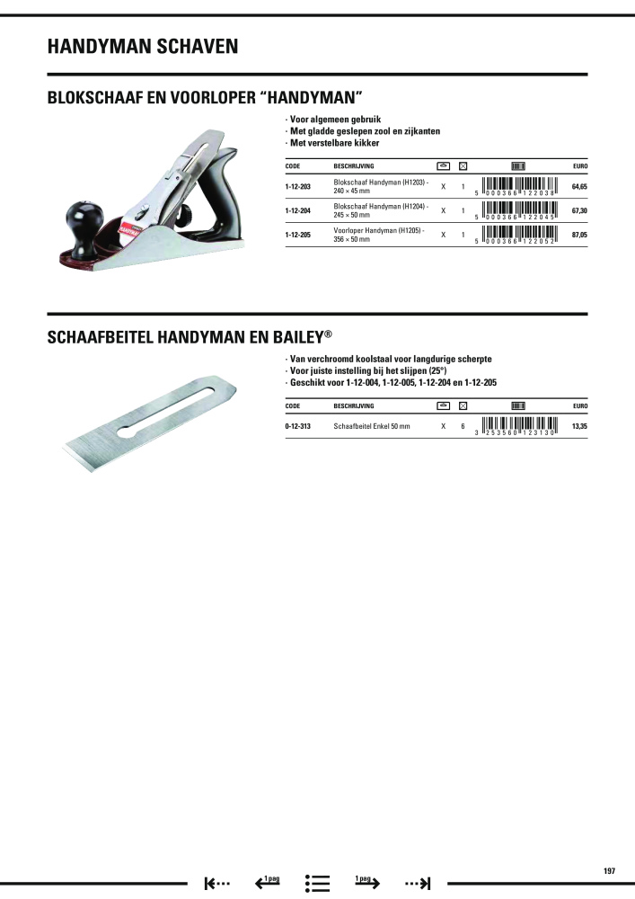 Stanley hoofdcatalogus NR.: 20910 - Seite 199