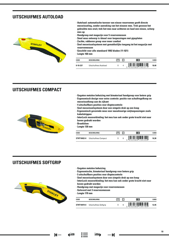 Stanley hoofdcatalogus NO.: 20910 - Page 21