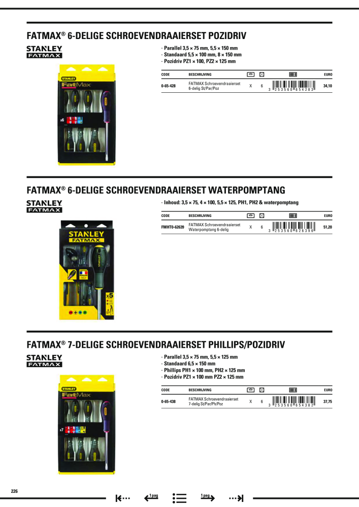 Stanley hoofdcatalogus NR.: 20910 - Pagina 228