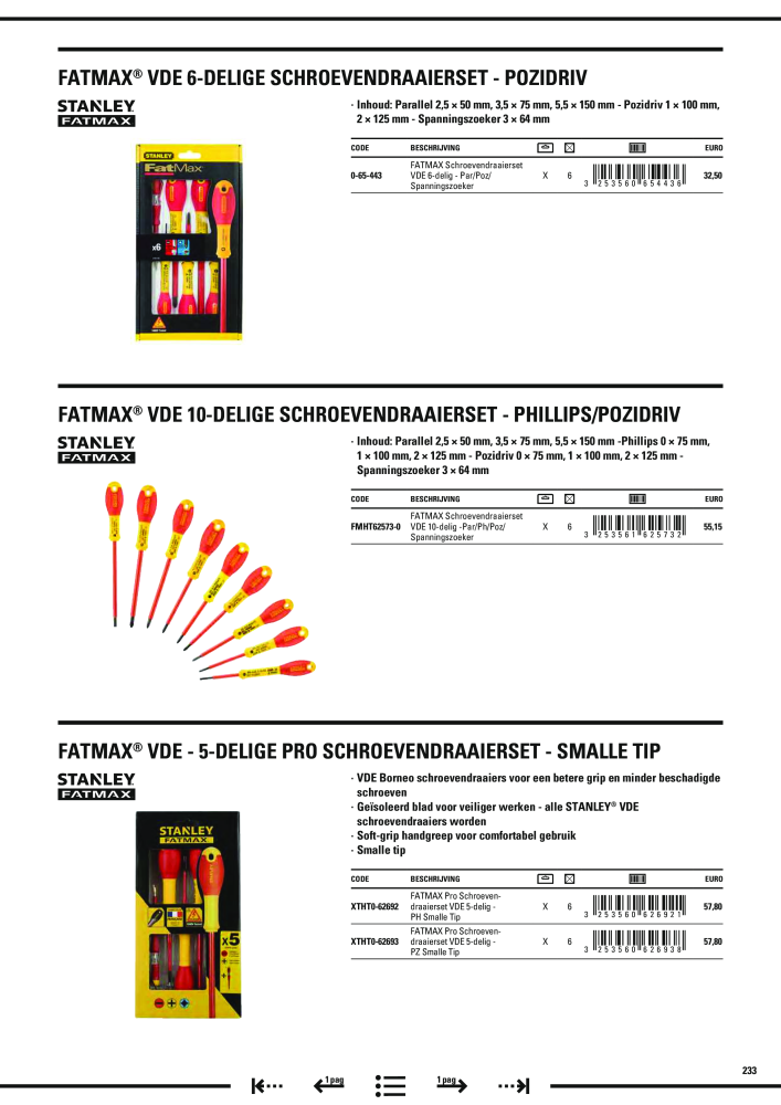 Stanley hoofdcatalogus NO.: 20910 - Page 235
