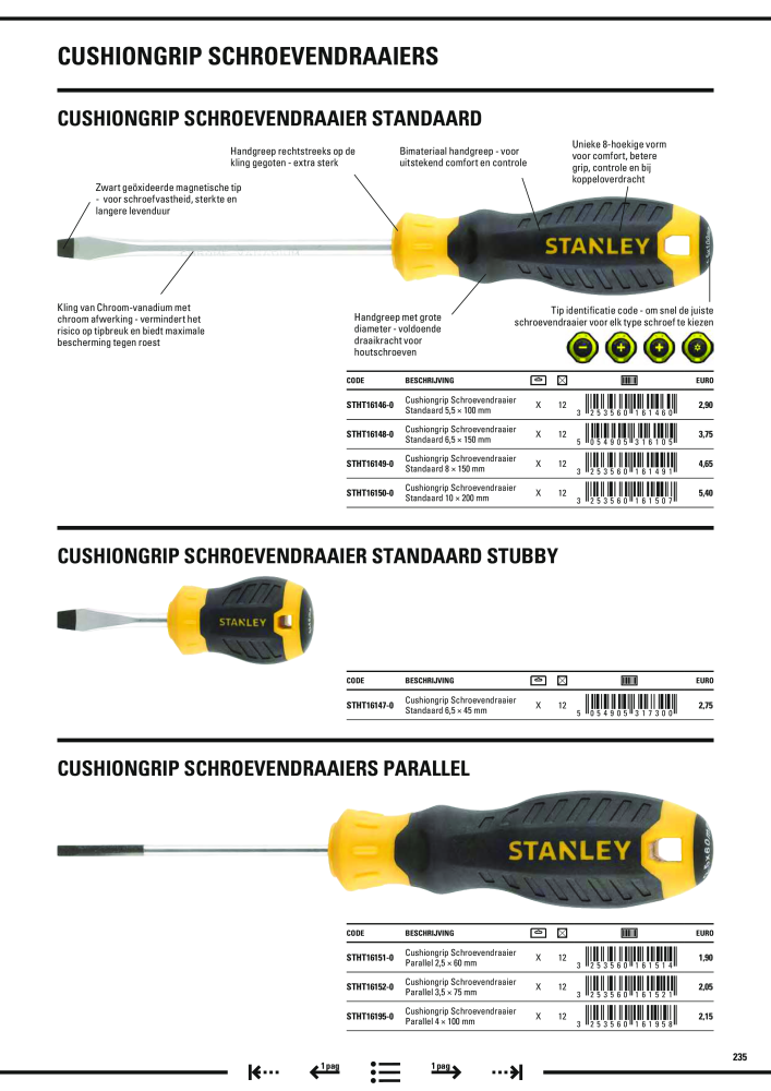 Stanley hoofdcatalogus NO.: 20910 - Page 237