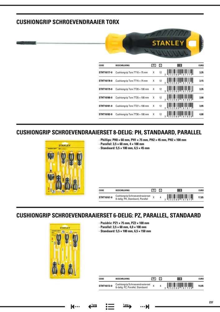 Stanley hoofdcatalogus Nº: 20910 - Página 239