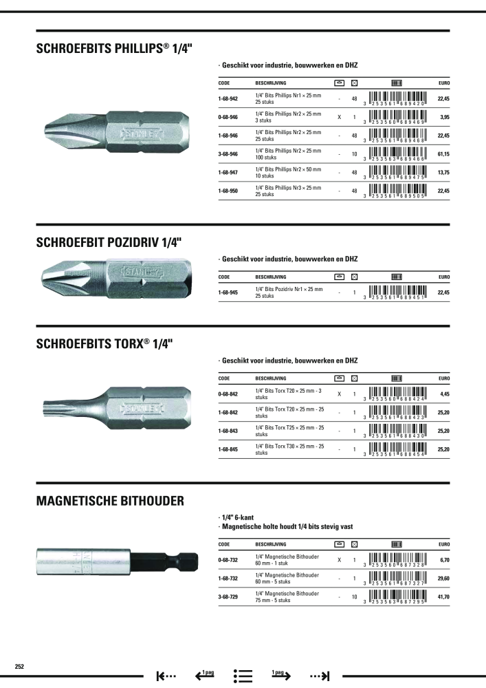 Stanley hoofdcatalogus NR.: 20910 - Pagina 254