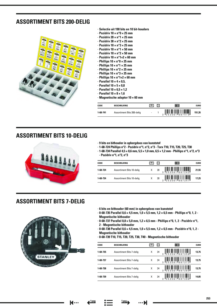 Stanley hoofdcatalogus NR.: 20910 - Pagina 255