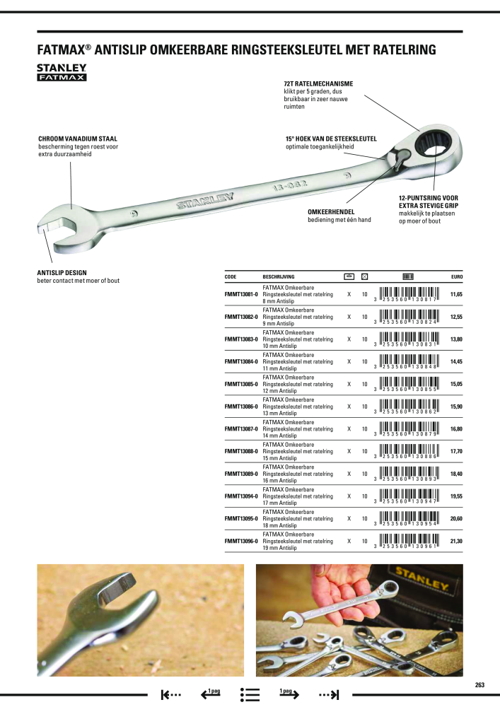 Stanley hoofdcatalogus NR.: 20910 - Pagina 265