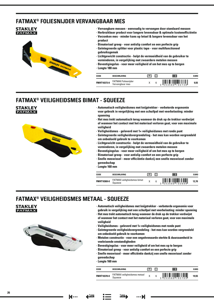 Stanley hoofdcatalogus NO.: 20910 - Page 28